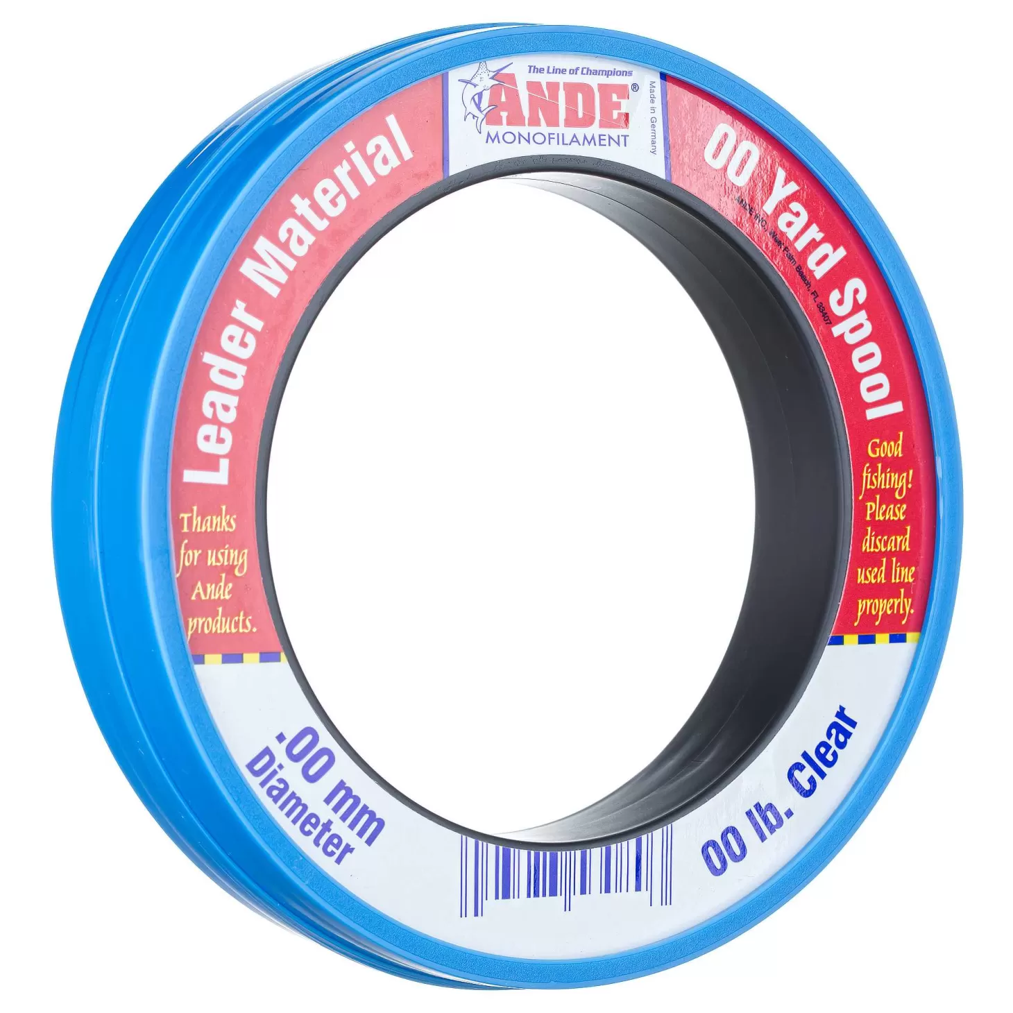 Ande Monofilament Leader Clear