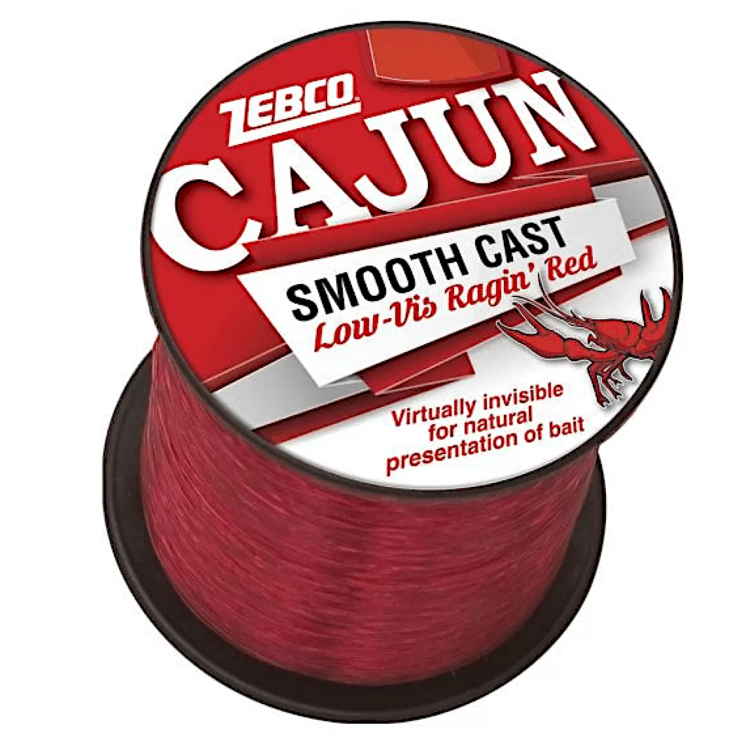 Zebco Cajun Low-Vis Ragin Red