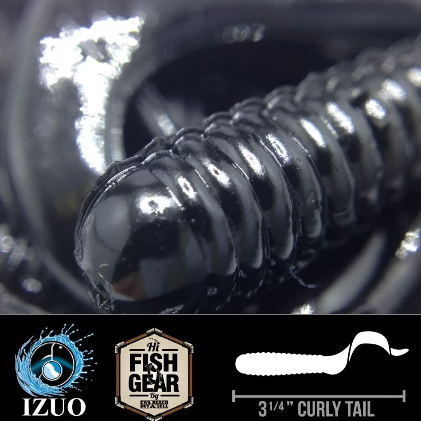 Hawaiian Angler By Izuo Hawaiian Angler 3.25'' Curly Tail Grubs