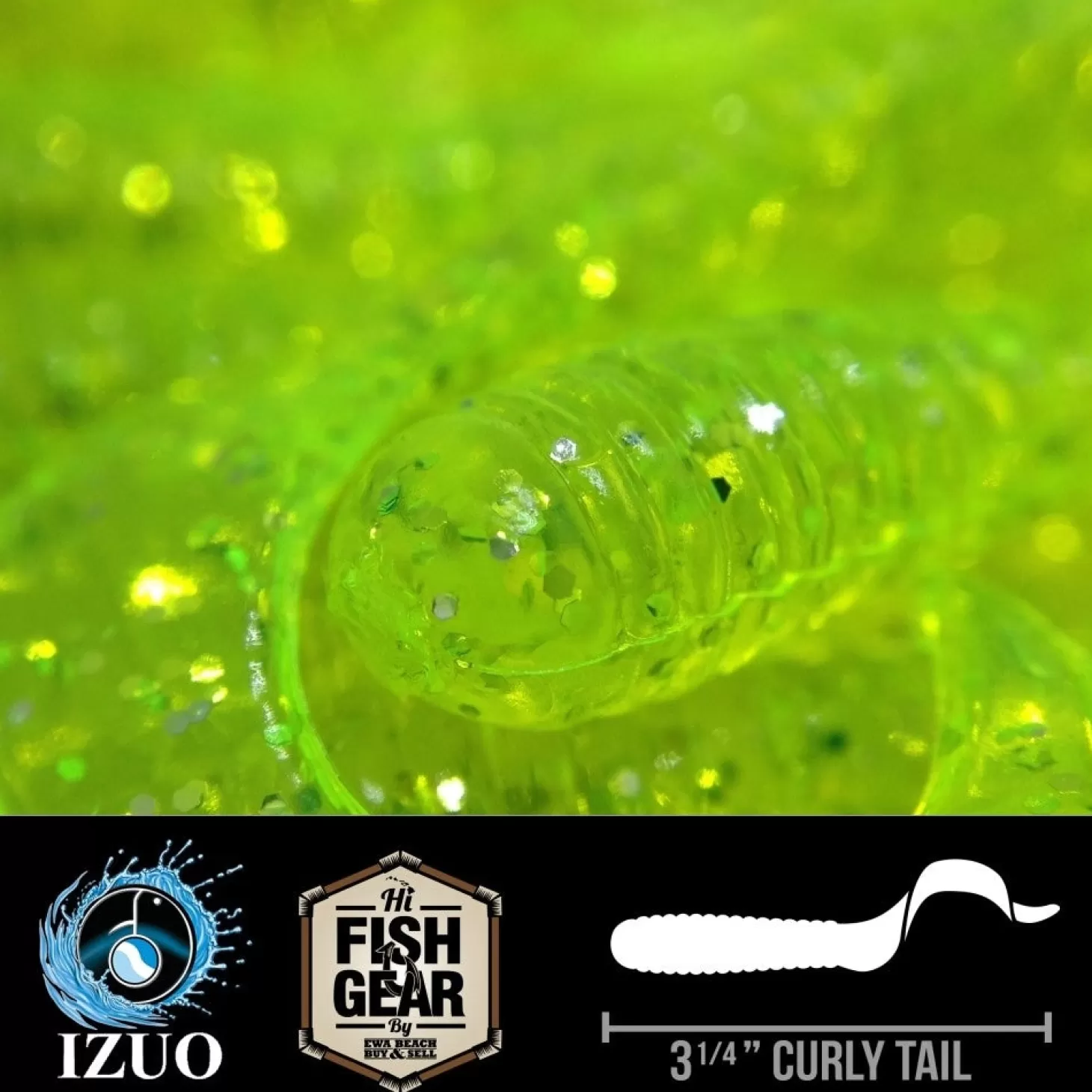 Hawaiian Angler By Izuo Hawaiian Angler 3.25'' Curly Tail Grubs