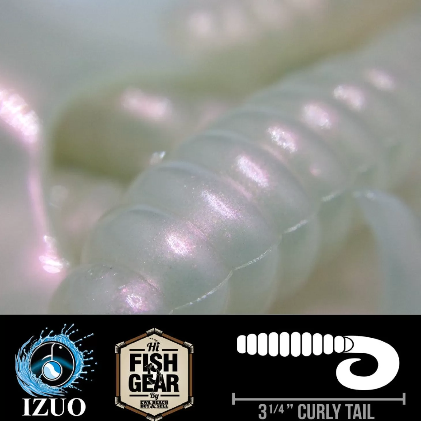 Hawaiian Angler By Izuo Hawaiian Angler 4'' Curly Tail Grubs