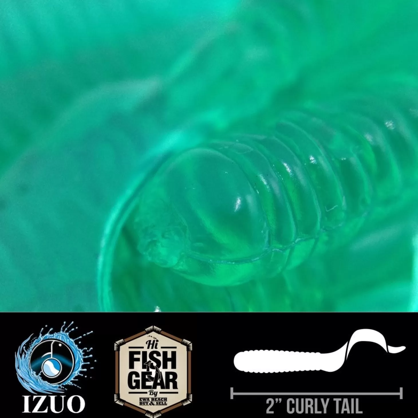 Hawaiian Angler By Izuo Hawaiian Angler 2'' Curly Tail Grubs