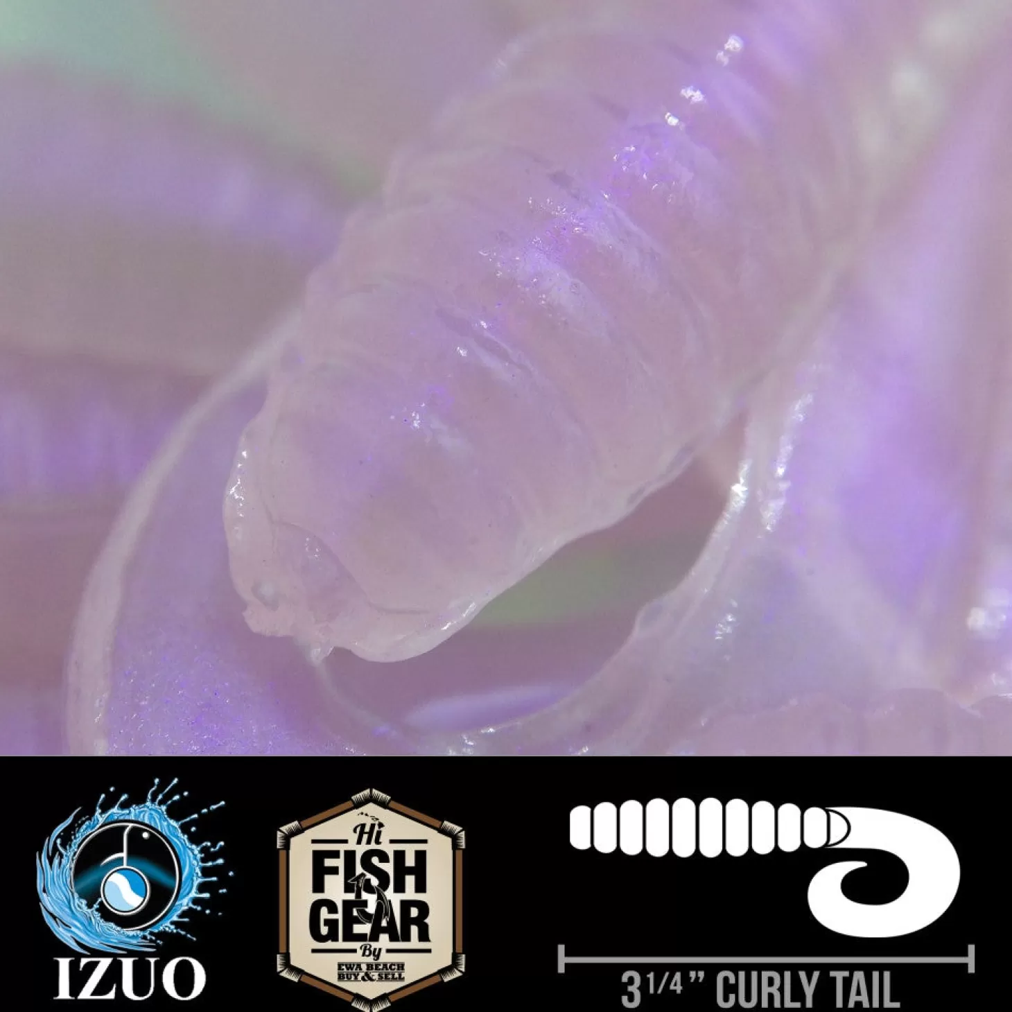 Hawaiian Angler By Izuo Hawaiian Angler 3'' Curly Tail Grubs