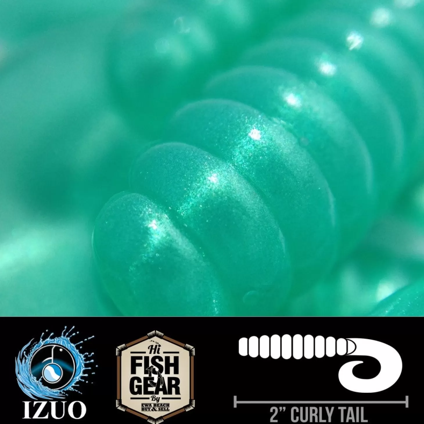 Hawaiian Angler By Izuo Hawaiian Angler 2'' Curly Tail Grubs