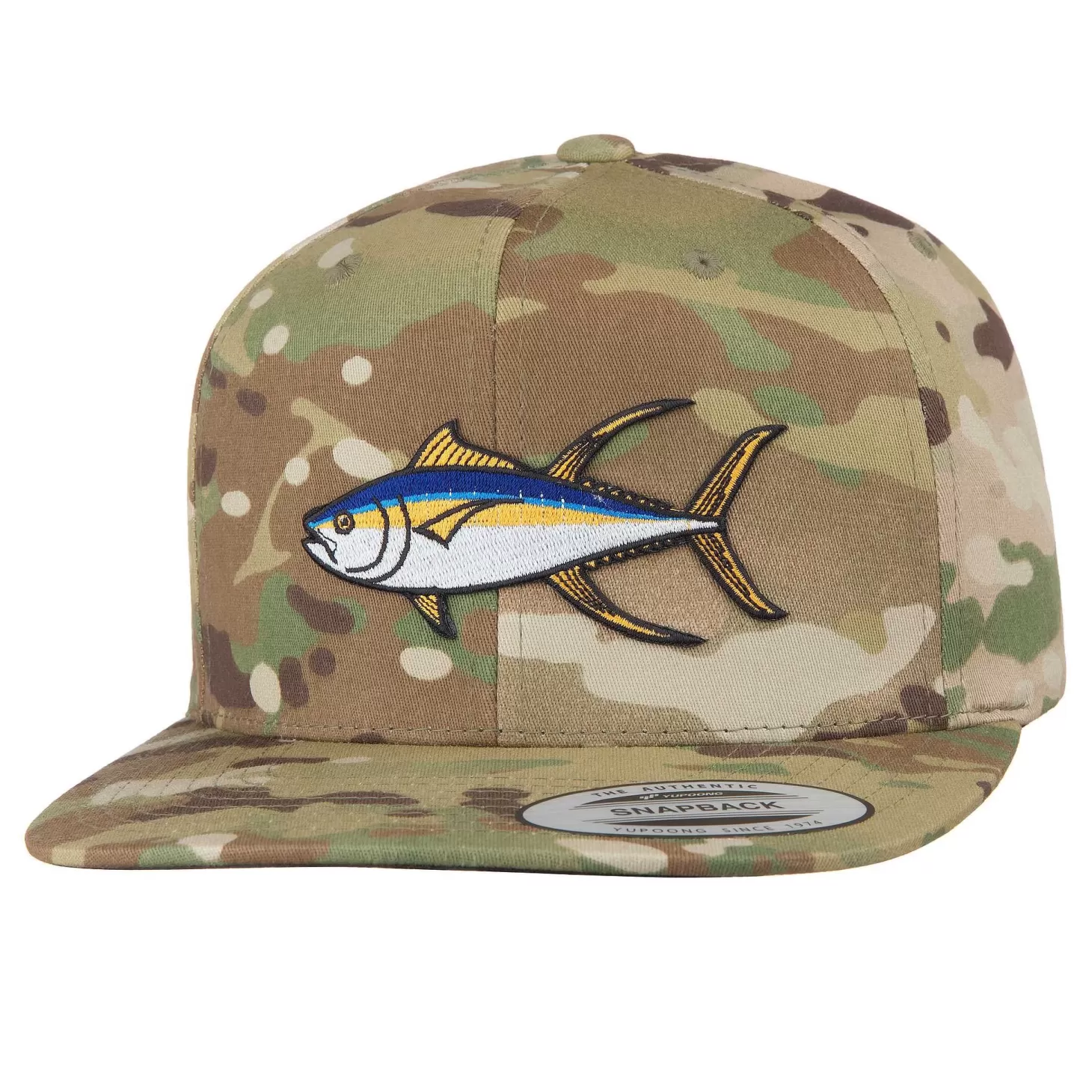 Hifishgear HFG - Ahi Patch Light Multicam® Flatbill Snapback Hat