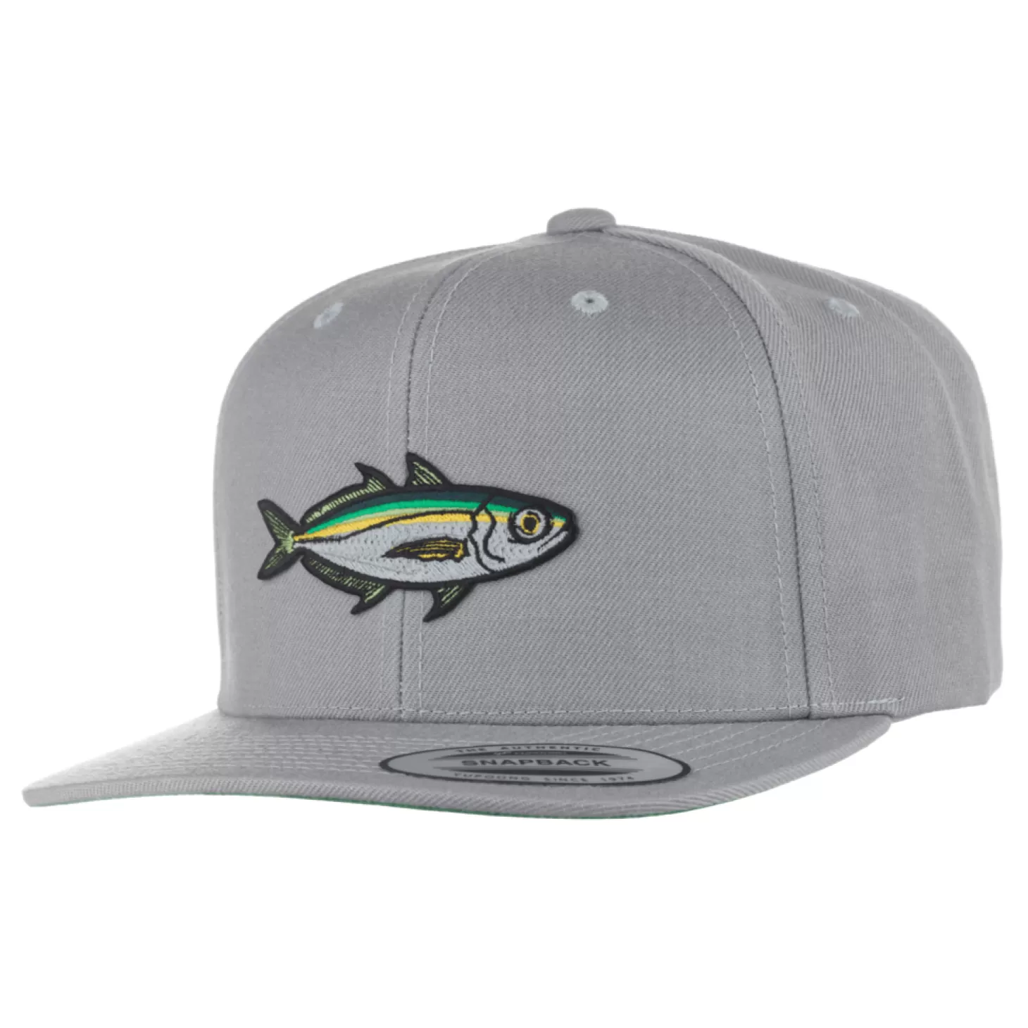 HiFishGear HFG - Akule Silver Flat Bill Snapback Hat