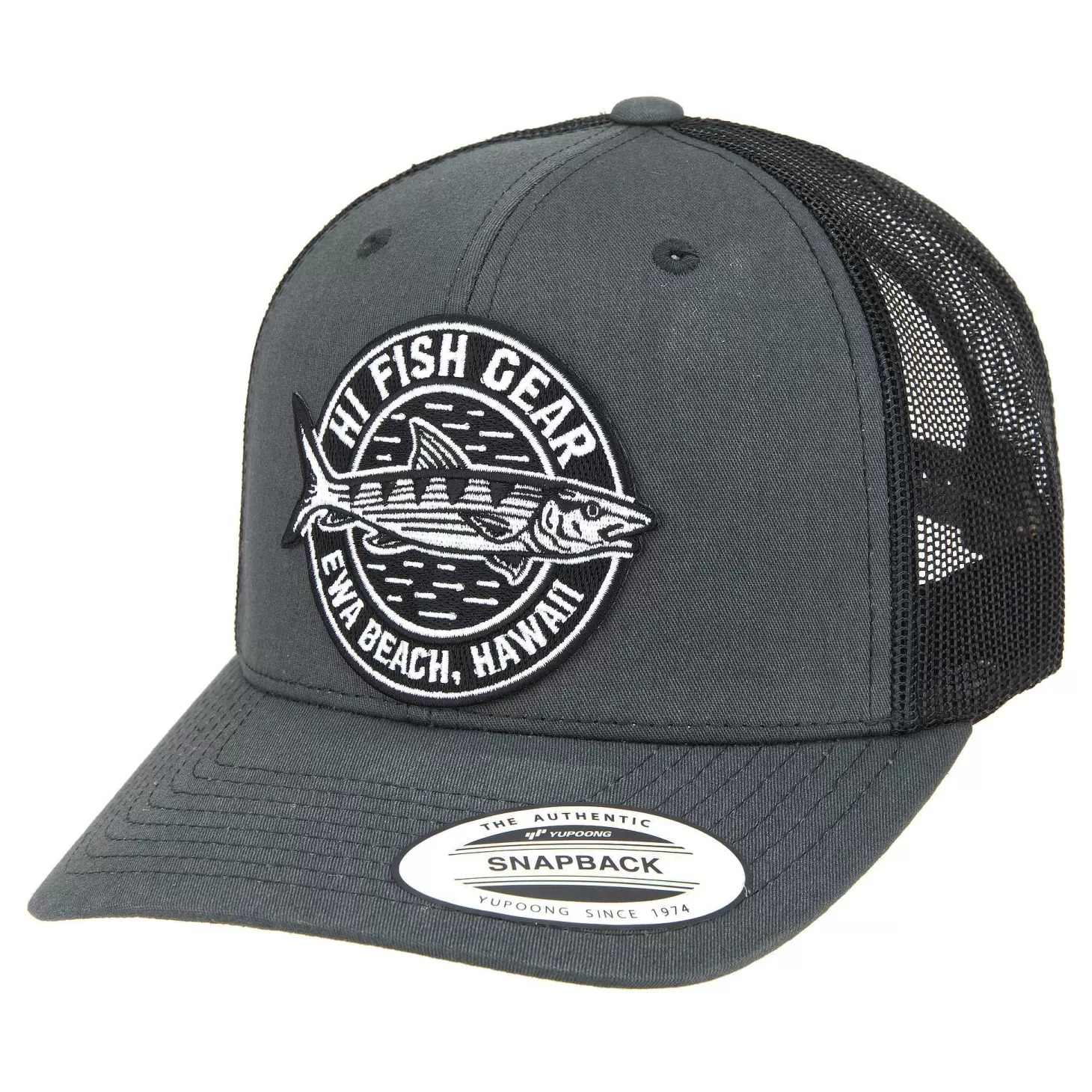 Hifishgear HFG - Oio Charcoal/Black Classic Snapback Trucker