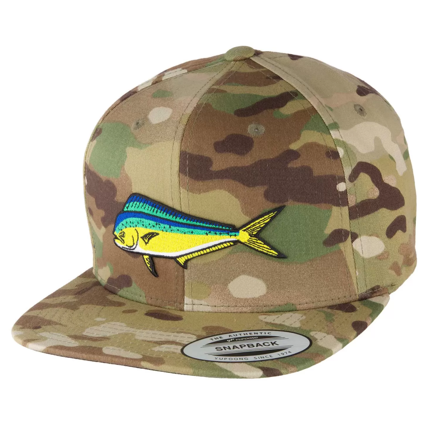 Hifishgear HFG - Mahi Mahi Light Multicam® Flatbill Snapback Hat