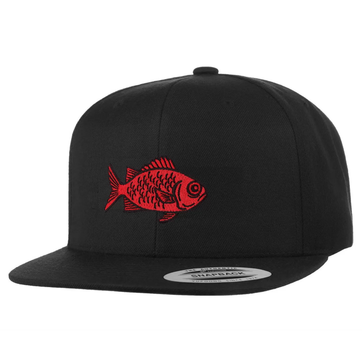 Hifishgear HFG - Menpachi Black Flatbill Snapback Hat