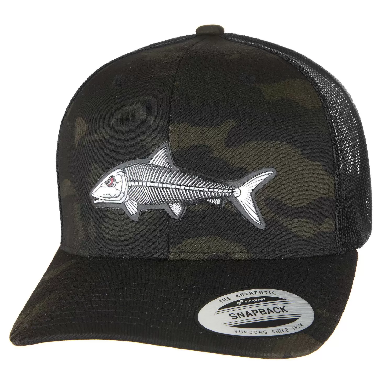 Hifishgear HFG - Oio Bones MultiCam® Black Classic Snapback Trucker Hat