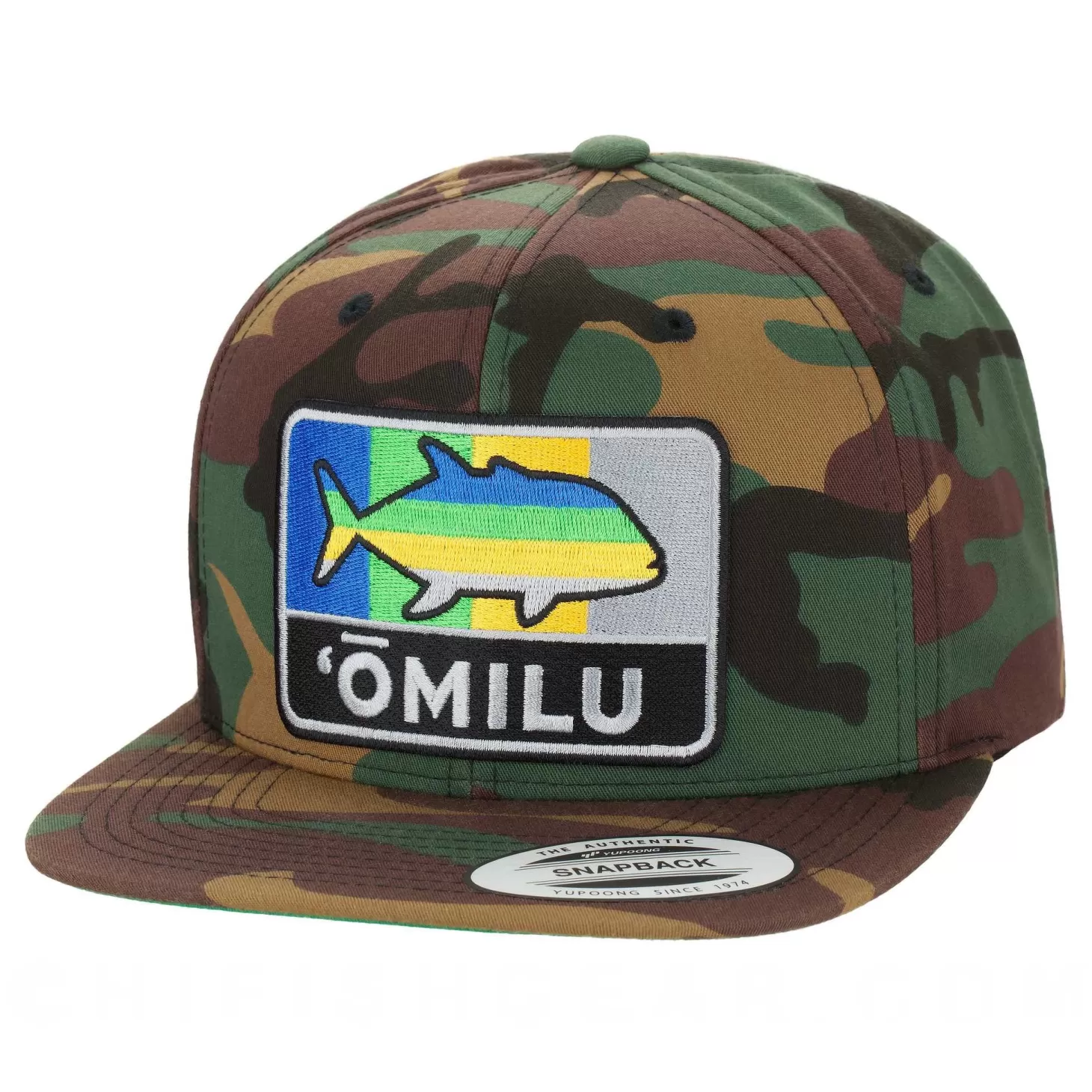 Hifishgear HFG - Omilu Camo FlatBill Snapback Hat