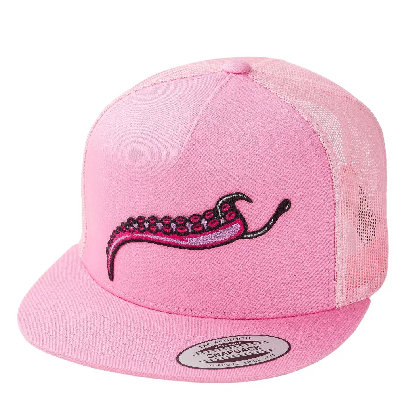 Hifishgear HFG - Pink Tako Flat Bill Snapback Trucker Hat