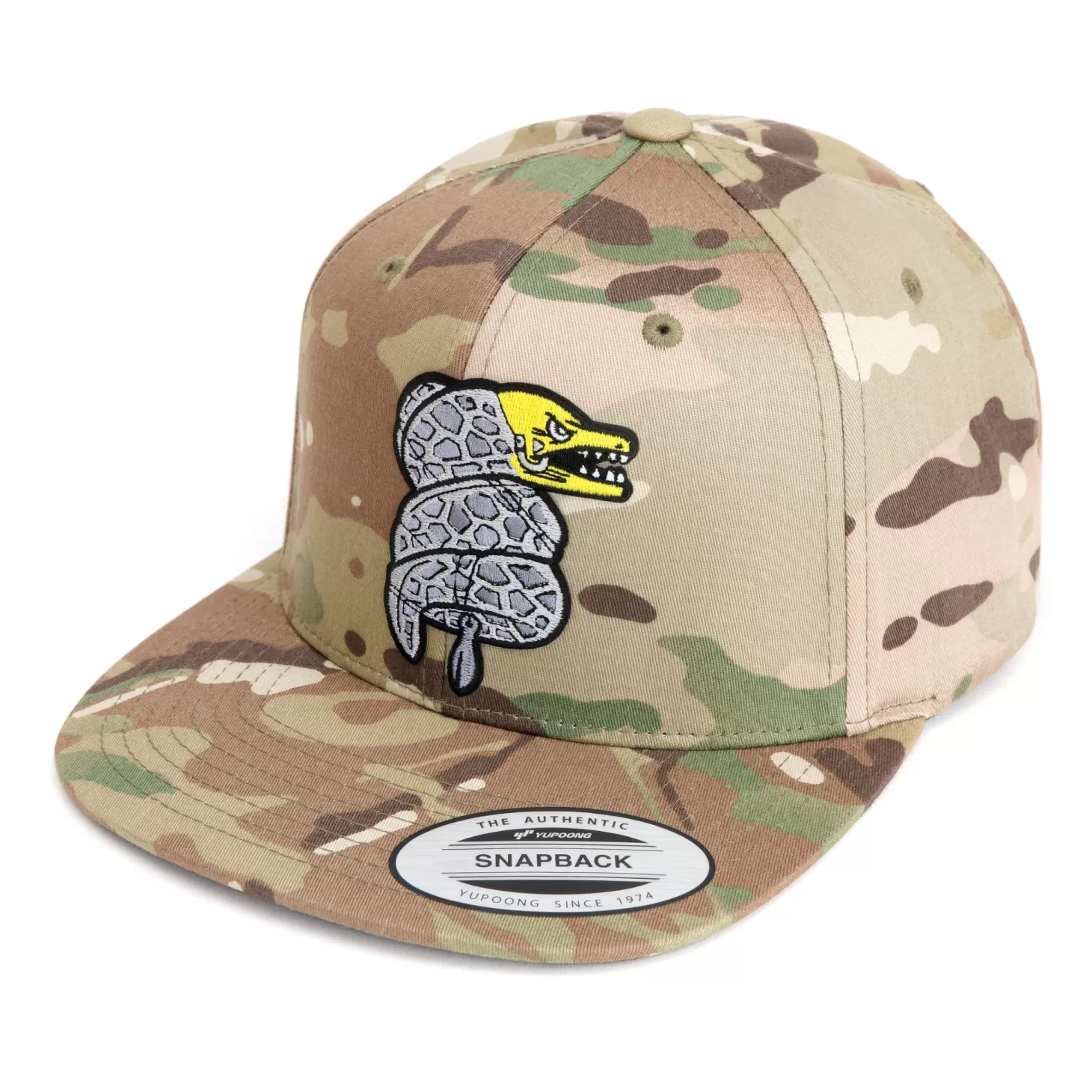 Hifishgear HFG - Pusshead Puhi (Eel) Light Multicam® Flatbill Snapback Hat