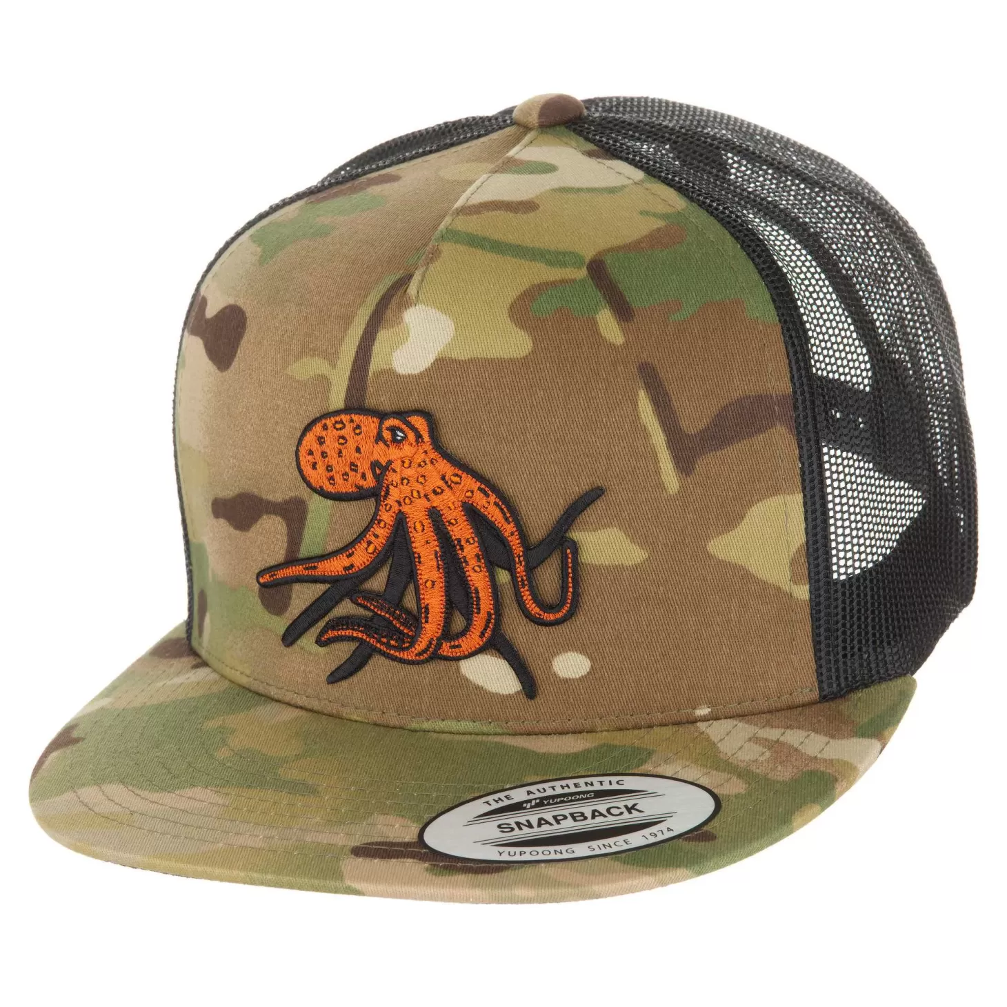 Hifishgear HFG - Tako Multicam Light Tropic/Black Flat Bill Trucker Hat