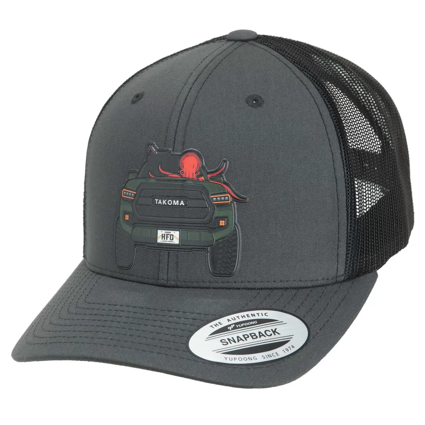 Hifishgear HFG - TAKOMA Charcoal/Black Classic Snapback Trucker