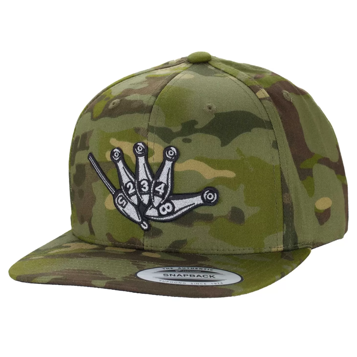 Hifishgear HFG - Throw Da Shaka Tropic Multicam® Flatbill Snapback Hat