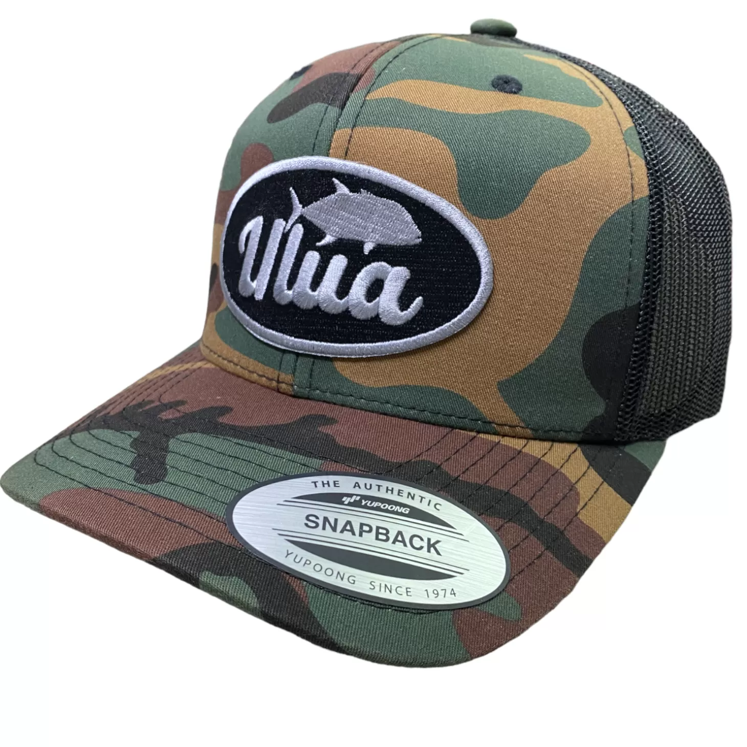 Hifishgear HFG - Ulua Garage Camo/Black Snapback Classic Trucker Hat