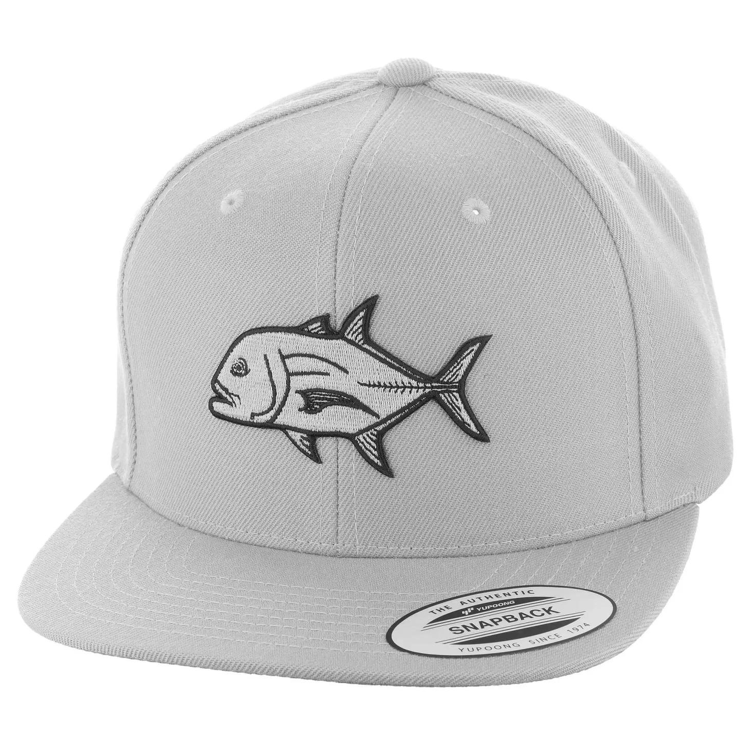 Hifishgear HFG - Ulua Silver Flat Bill Snapback Hat