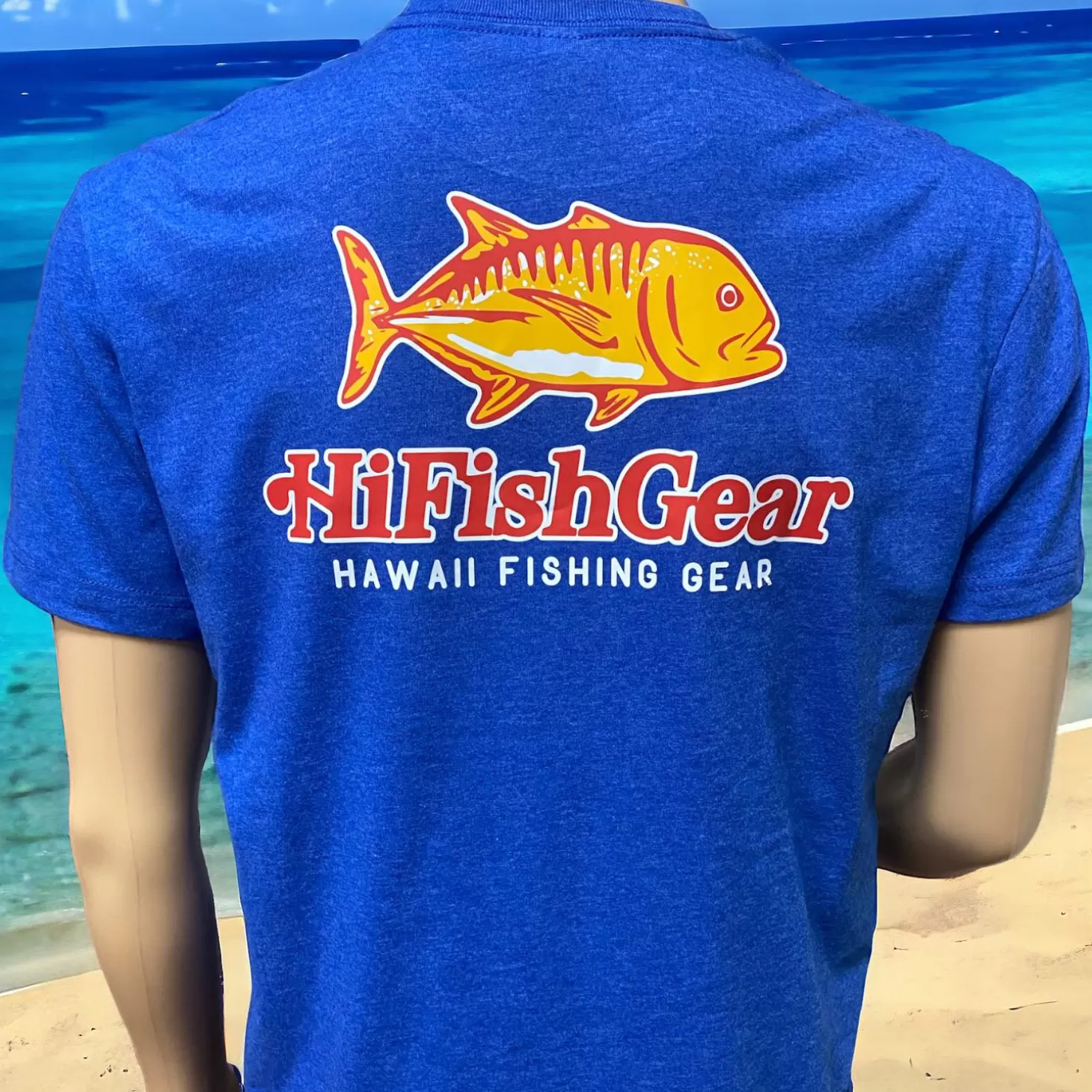 Hifishgear HFG Retro Ulua T-Shirts (Red & Blue)