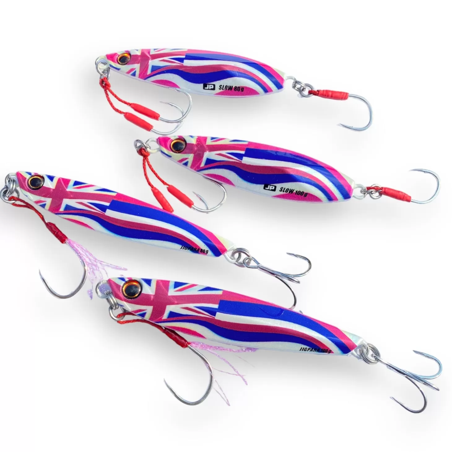 Major Craft Limited Edition Jigpara Hawaii Jigs (4 Pack Bundle & FREE Shipping)