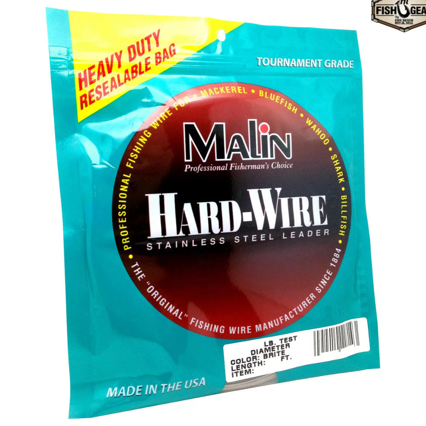 Malin Hard-Wire Stainless Steel Leader