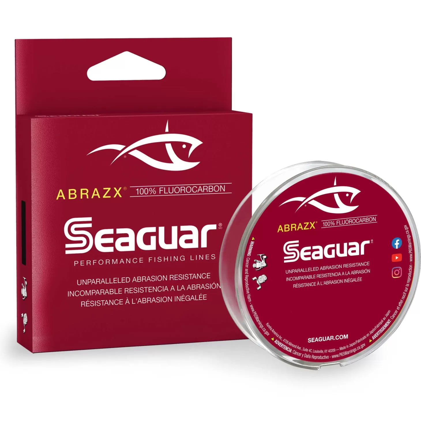 Seaguar AbrazX Fluorocarbon Mainline