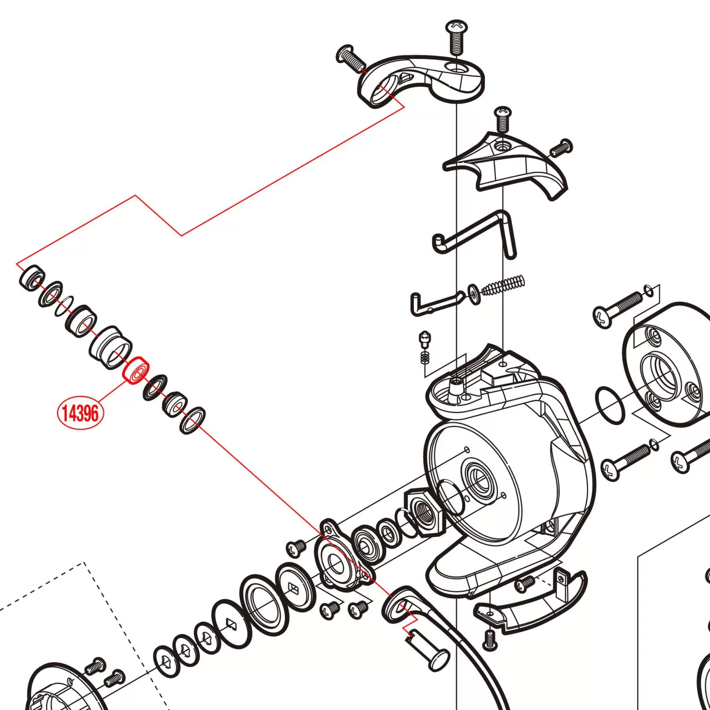 Shimano Line Roller Bearing For Saragosa SW A