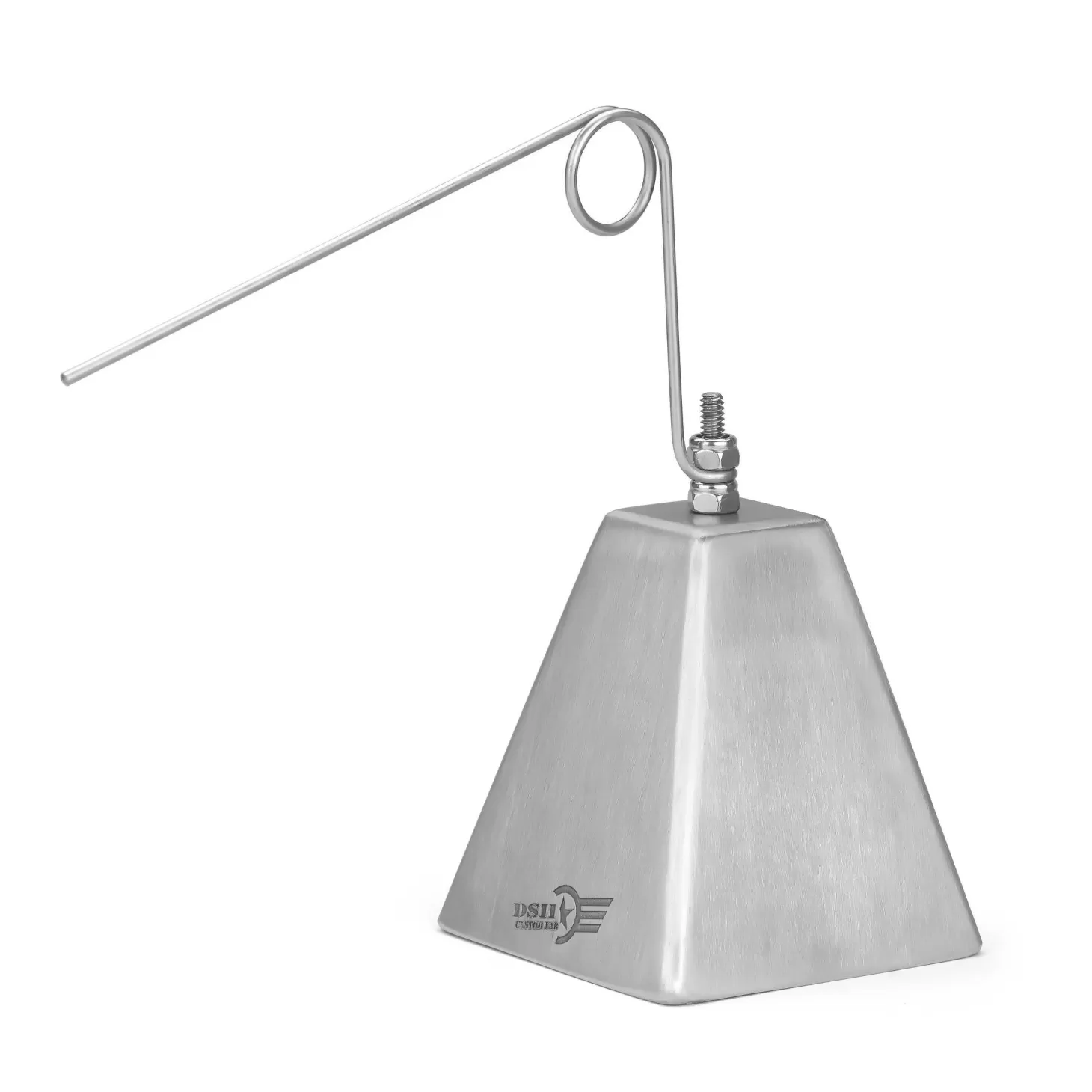 De Smith Stainless Steel 3in Square One-Way Bell