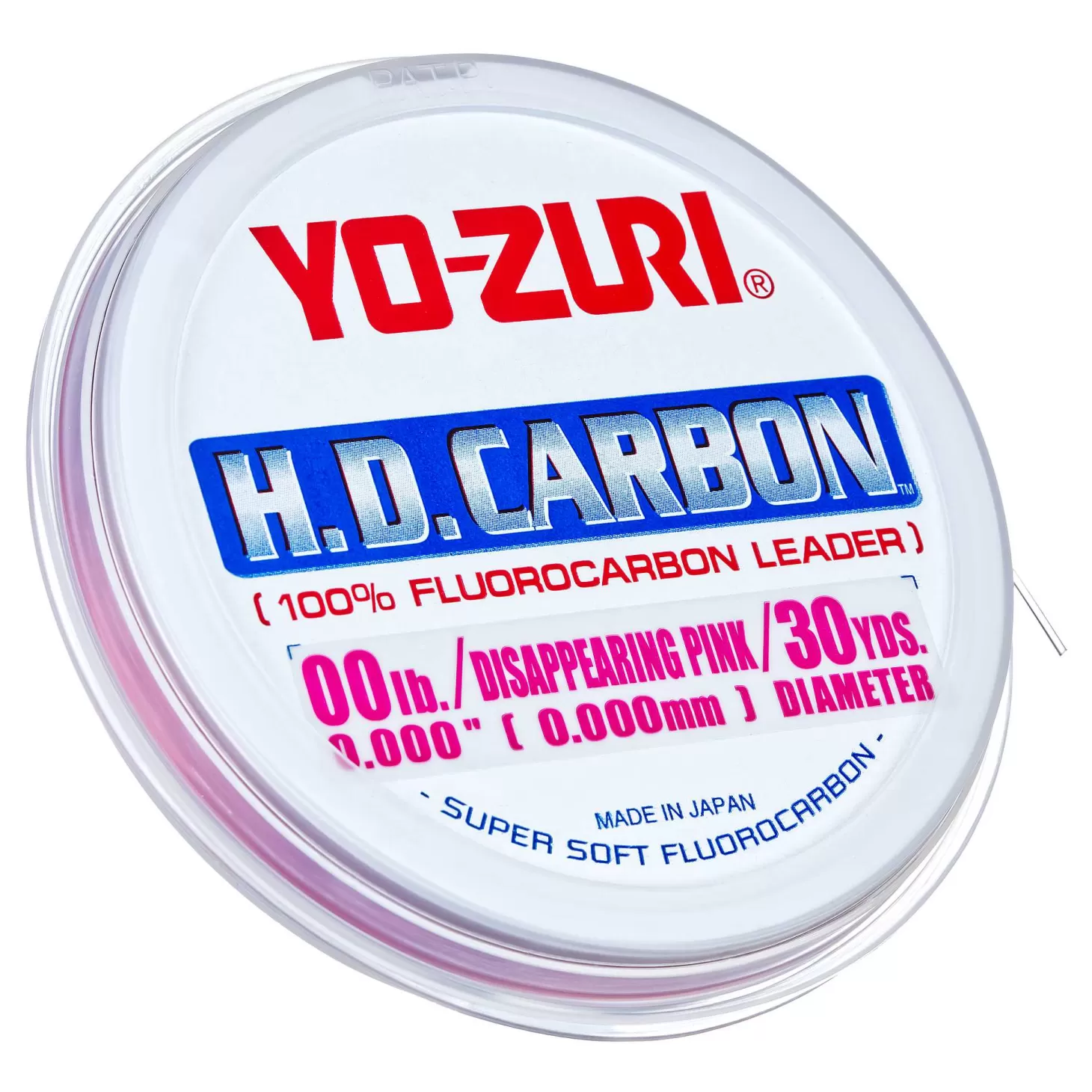 Yo-Zuri HD Carbon 100% Fluorocarbon Leader Pink